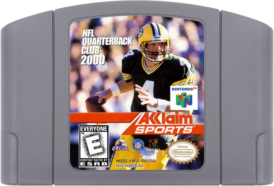 NFL Quarterback Club 2000 cartridge for Nintendo 64 N64 video game