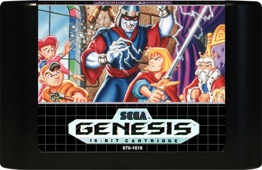 Shining in the Darkness Sega Genesis retro video game dungeon crawler RPG cartridge (1991)