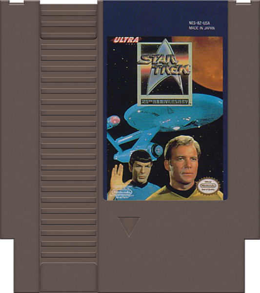 Star Trek 25th Anniversary cartridge for Nintendo Entertainment System NES retro video game