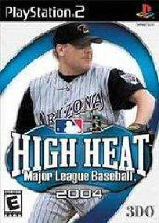 High Heat: Major League Baseball 2004 cover art for PlayStation 2 (PS2) video game