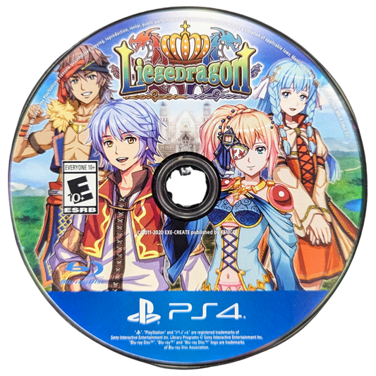 Liege Dragon PlayStation 4 fantasy RPG turn-based combat Kemco retro-style pixel art adventure party-based exploration branching story quests classic 16-bit inspired visuals dungeon crawling character classes magic system disc