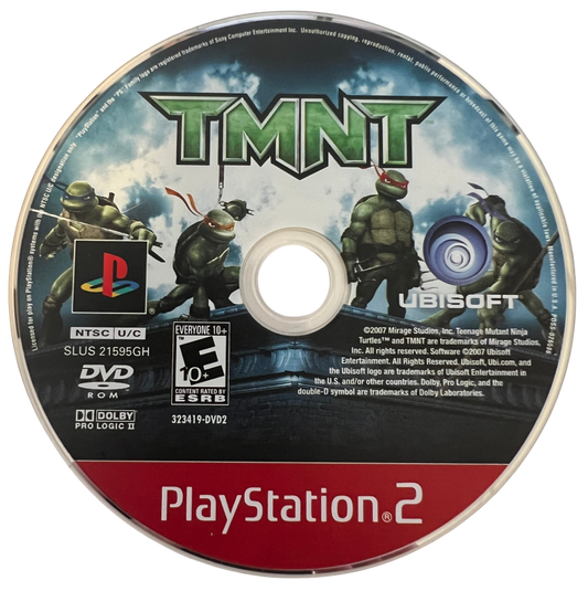 TMNT Greatest Hits PlayStation 2 PS2 retro video game action platformer disc (2007)