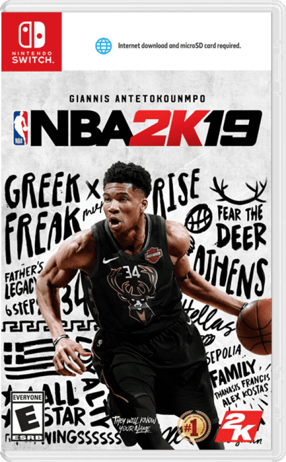 NBA 2K19 cover art for Nintendo Switch (NS) video game