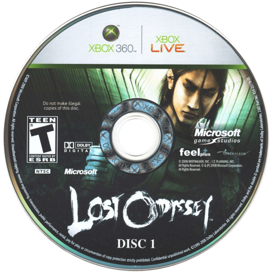 Lost Odyssey disc 1 for Xbox 360 (X360) role-playing video game
