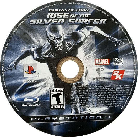 Fantastic 4 Rise of the Silver Surfer disc for PlayStation 3 (PS3) video game