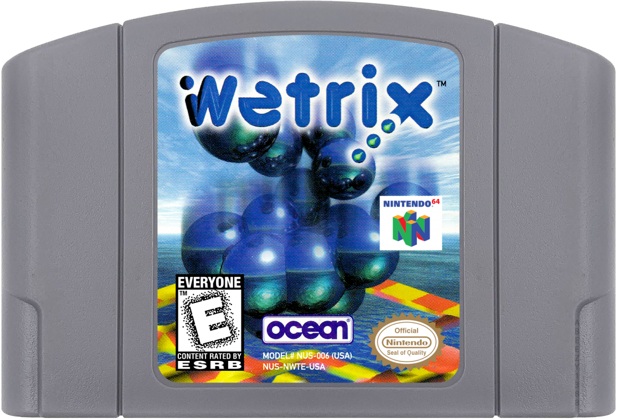 Wetrix cartridge for Nintendo 64 N64 video game