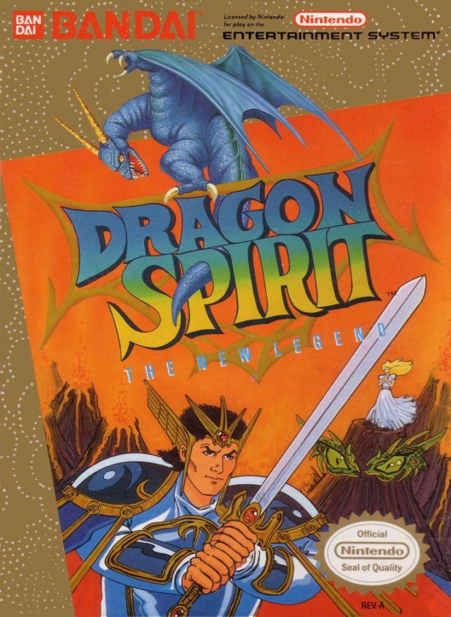 Dragon Spirit cover art for Nintendo Entertainment System (NES) video game