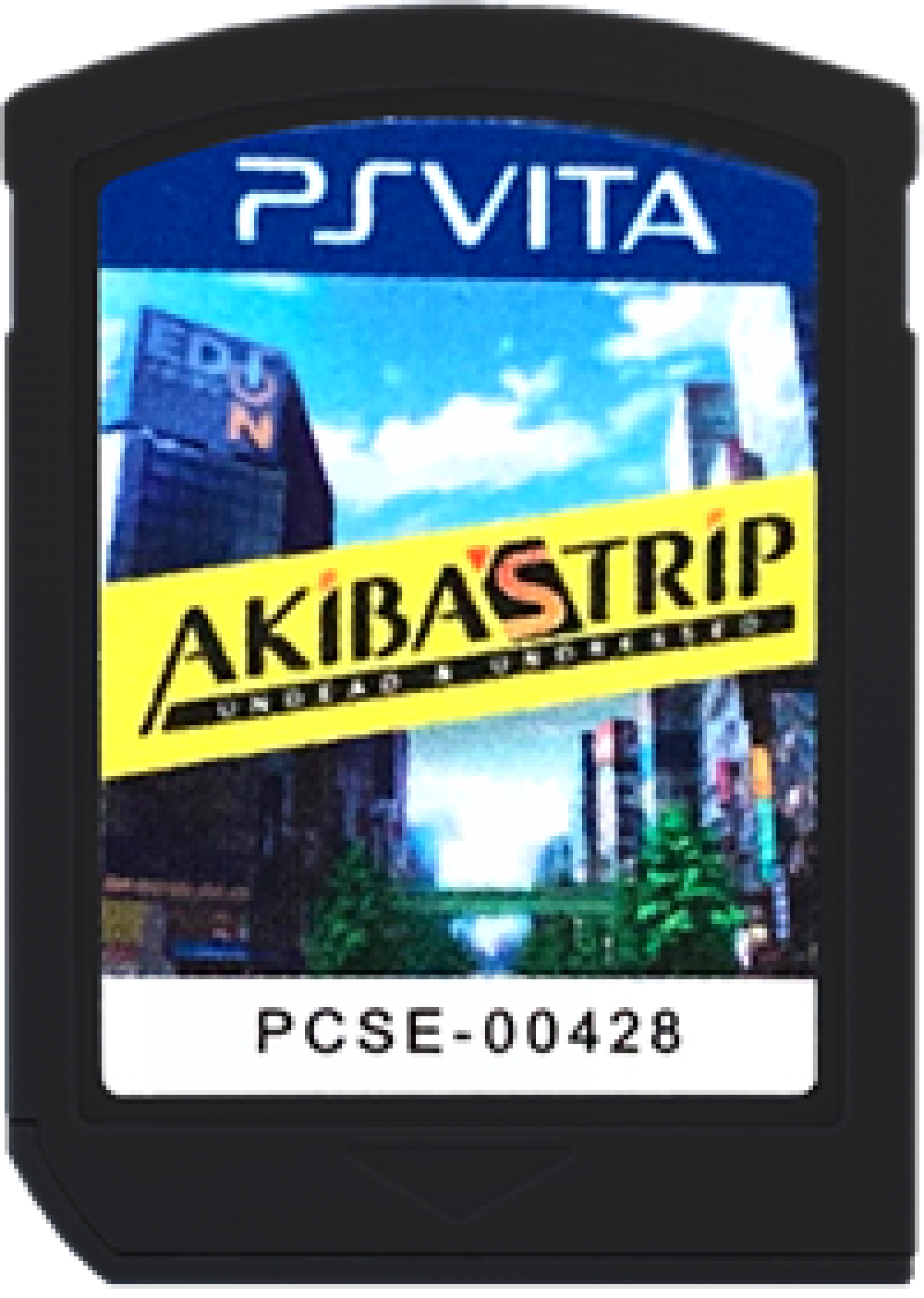 Akiba's Trip Undead and Undressed cartridge for PlayStation Vita (PS VITA) video game