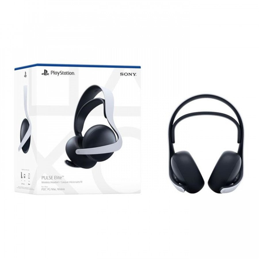 Pulse Elite Wireless Gaming Headset for PlayStation 5 PS5 accessory featuring wireless audio high fidelity sound retractable boom microphone immersive gaming audio comfortable over ear design long lasting battery and compatibility with supported PlayStation 5 games and devices gaming headset accessory appeal