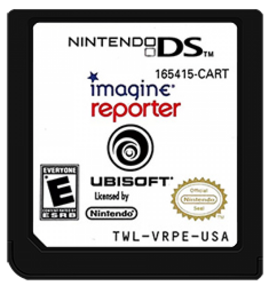 Imagine: Reporter cartridge for Nintendo DS (DS) journalism life simulation video game