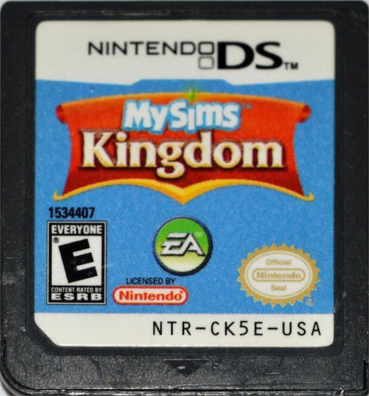 MySims: Kingdom cartridge for Nintendo DS (DS) life simulation adventure video game