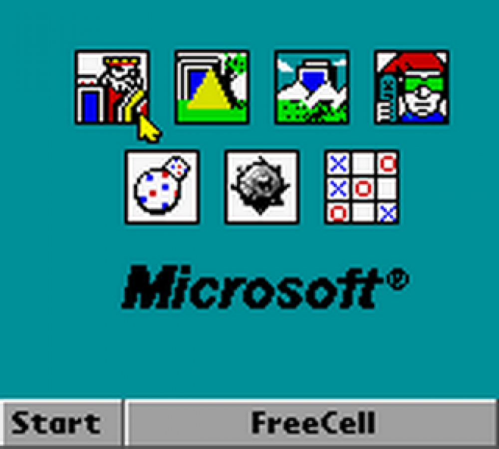 Best of Entertainment Pack start menu for Game Boy Color (GBC) video game