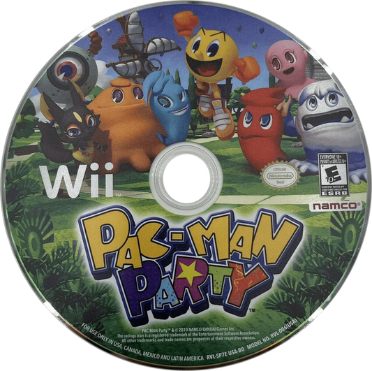 Pac-Man Party – Nintendo Wii (Wii) party mini-game family multiplayer video game disc