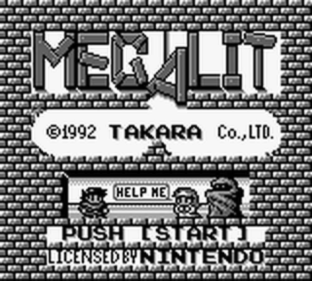 Megalit Game Boy puzzle video game gameplay