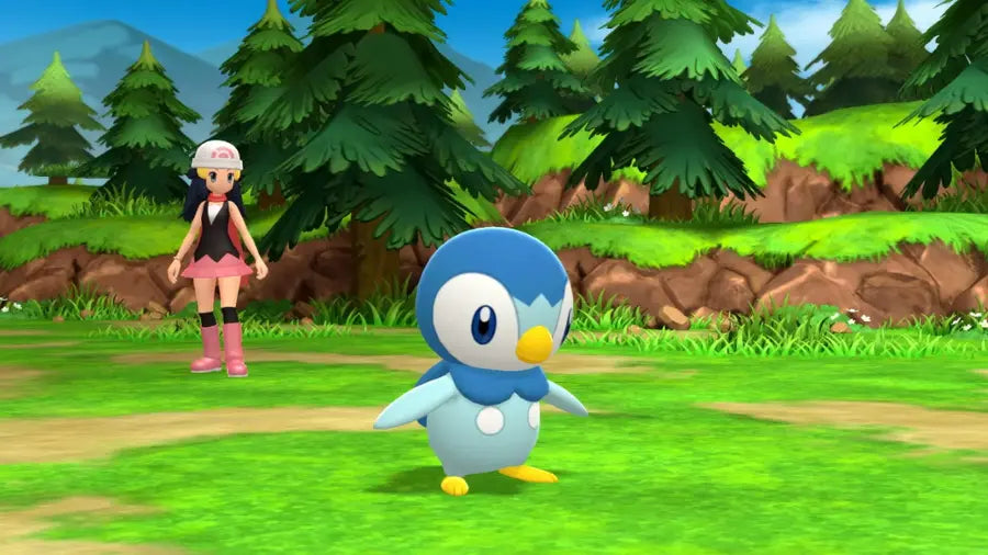 Pokemon: Brilliant Diamond – Nintendo Switch (NS) gameplay image for video game for NS