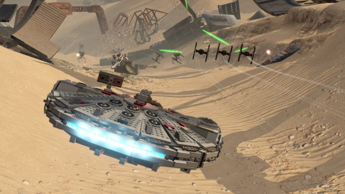 LEGO Star Wars: The Force Awakens gameplay for Xbox One (XONE) action-adventure video game