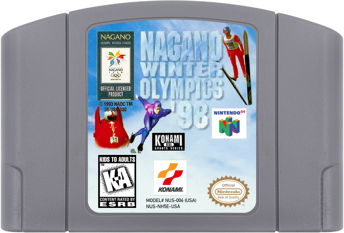 Nagano Winter Olympics 98 cartridge for Nintendo 64 N64 video game