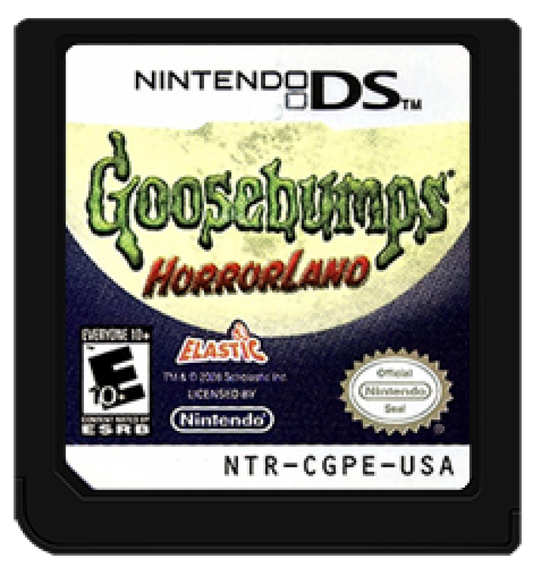 Goosebumps: Horrorland cartridge for Nintendo DS (DS) horror adventure video game