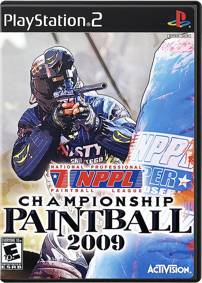 NPPL Championship Paintball 2009 cover art for PlayStation 2 (PS2) video game