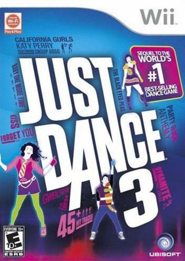 Just Dance 3 game cover for Wii console