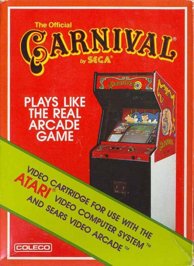 Carnival cover art for Atari 2600 video game