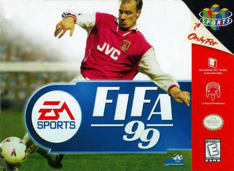 FIFA 99 cover art for Nintendo 64 N64 video game