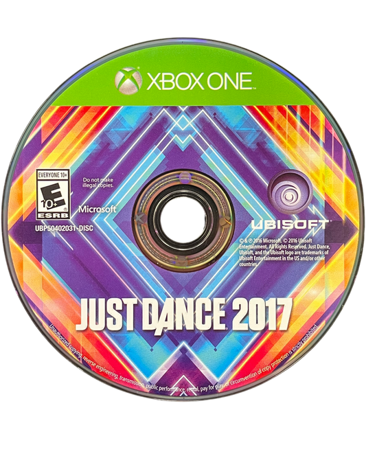 Just Dance 2017 Xbox One for retro video game enthusiasts featuring rhythm and dance gameplay popular music tracks motion based choreography multiplayer party modes energetic performances family friendly entertainment and collectible gaming appeal disc