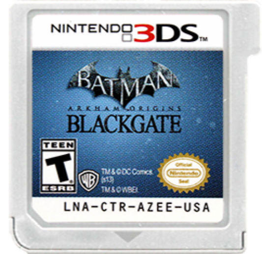 Batman: Arkham Origins Blackgate cartridge for Nintendo 3DS (3DS) action adventure video game