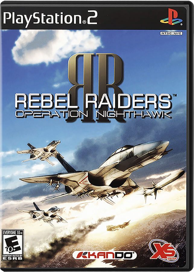 Rebel Raiders: Operation Nighthawk cover art for PlayStation 2 (PS2) video game