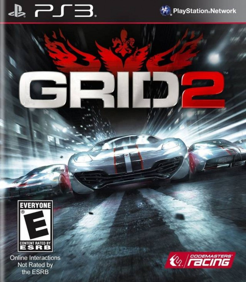 Grid 2 cover art for PlayStation 3 (PS3) video game