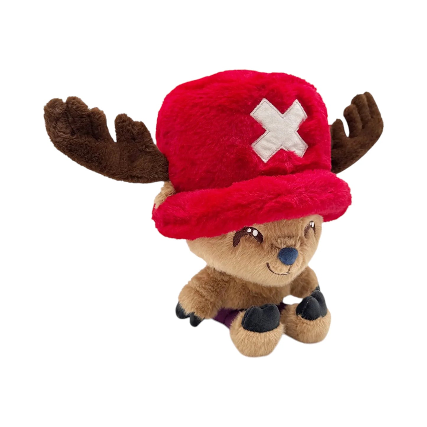 Tony Tony Chopper 9 Inch Plush collectible One Piece character plush featuring Tony Tony Chopper soft plush design adorable reindeer character styling 9 inch size detailed collectible appearance display item anime merchandise and pop culture gaming collectible appeal right side