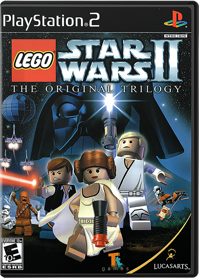 LEGO Star Wars II: Original Trilogy cover art for PlayStation 2 (PS2) video game