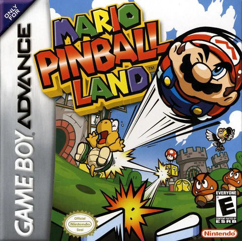 Mario Pinball Land cover art for Game Boy Advance (GBA) video game