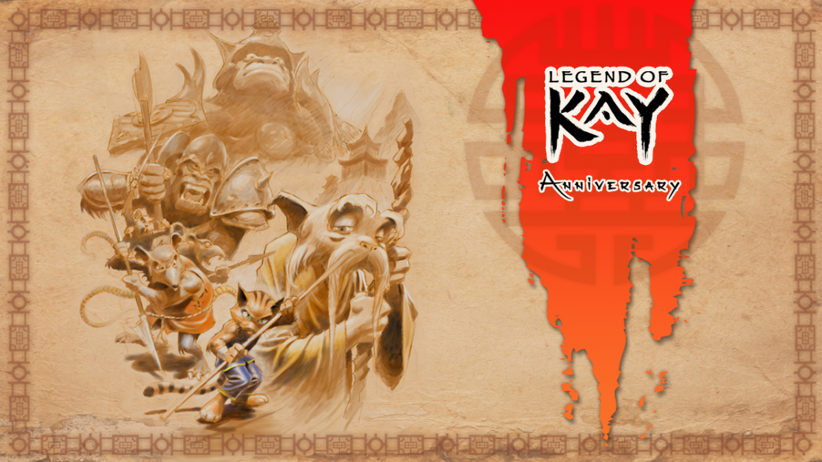 Legend of Kay Anniversary screen art for Nintendo Wii U (WiiU) video game