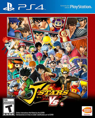 J-Stars Victory VS+ cover art for PlayStation 4 (PS4) video game