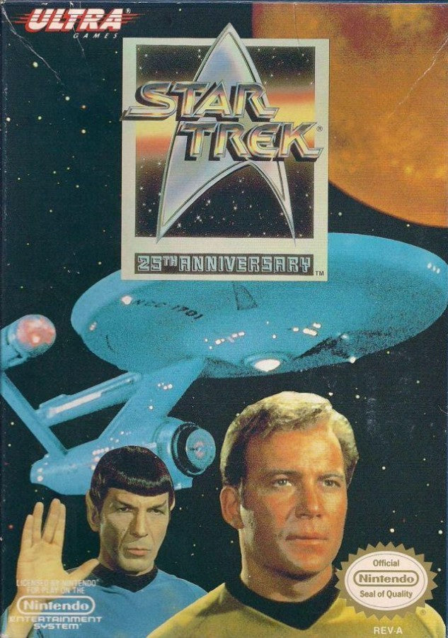 Cover art for Star Trek: 25th Anniversary -- NES video game
