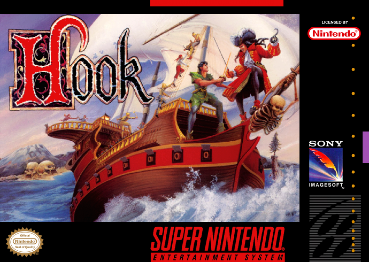 Hook cover art for Super Nintendo Entertainment System (SNES) video game
