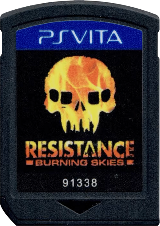 Resistance: Burning Skies cartridge art for Playstation VITA (VITA) video game