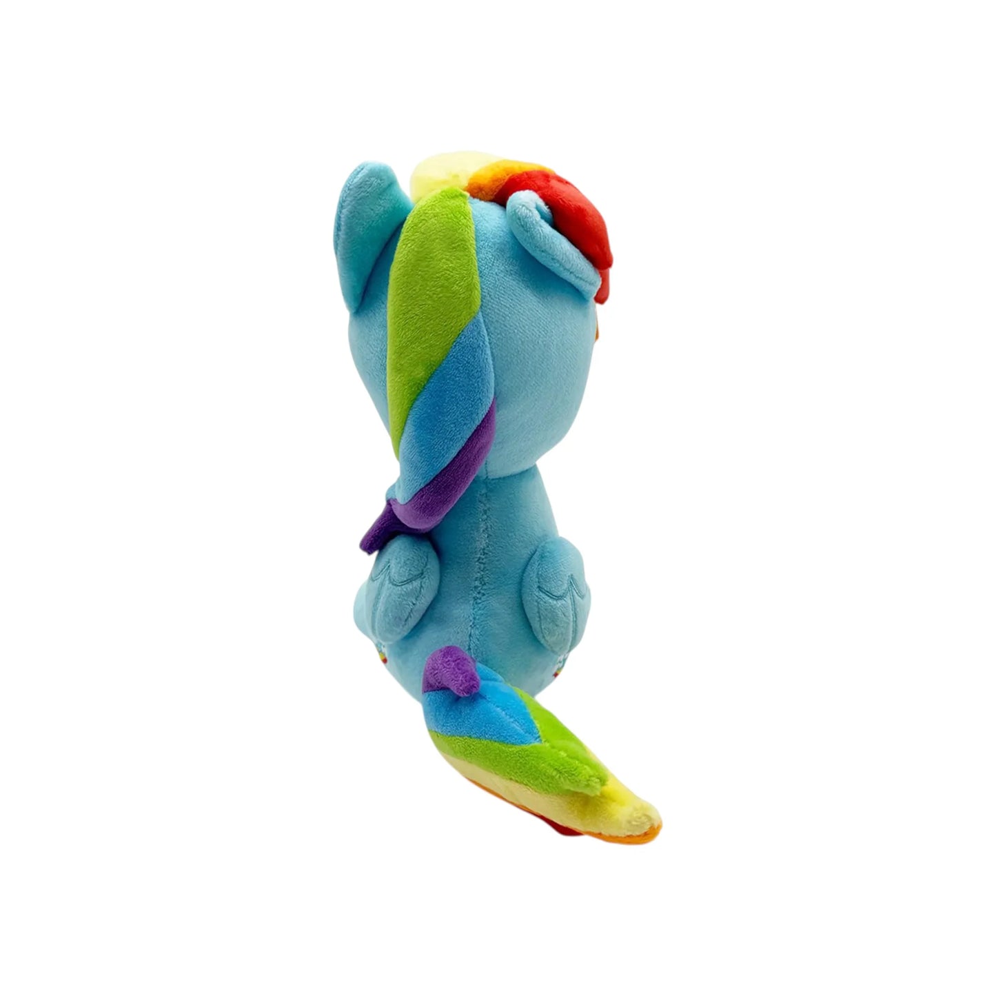 Rainbow Dash 9 Inch Plush featuring My Little Pony inspired character design soft collectible plush colorful embroidered details display worthy craftsmanship fan favorite character and collectible gaming appeal