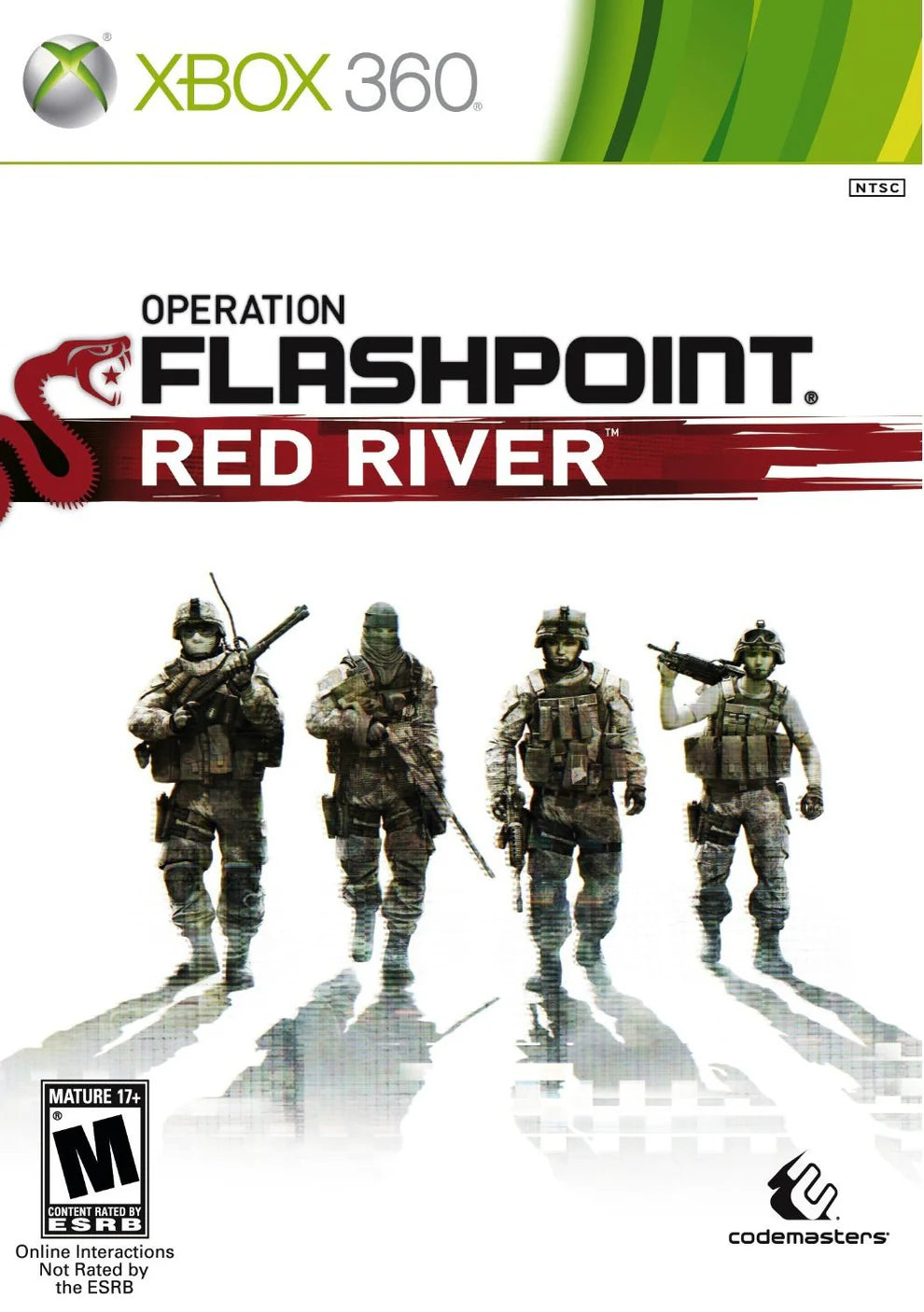 Operation Flashpoint: Red River cover art for Xbox 360 (X360) video game