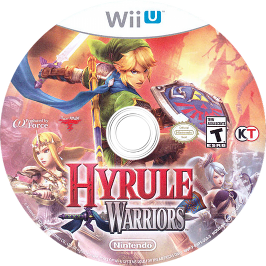 Hyrule Warriors disc art for Nintendo Wii U (WiiU) video game