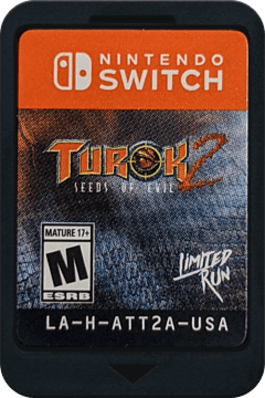 Turok 2: Seeds of Evil – Nintendo Switch (NS) cartridge for video game for NS