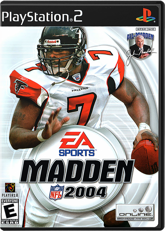 Madden NFL 2004 cover art for PlayStation 2 (PS2) video game