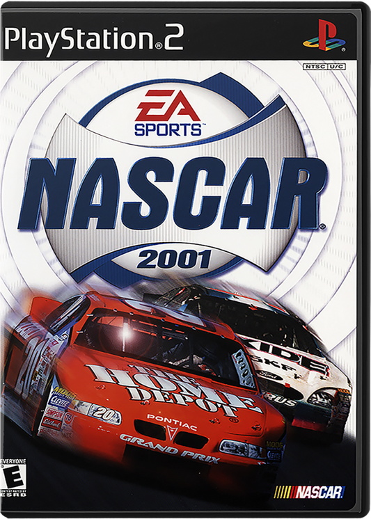 NASCAR 2001 cover art for PlayStation 2 (PS2) video game