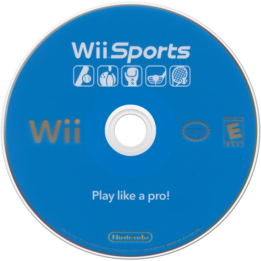 Wii Sports Player's Choice Nintendo Wii for retro video game enthusiasts featuring motion controlled sports gameplay tennis baseball bowling golf boxing family friendly multiplayer action intuitive Wii Remote controls and collectible gaming appeal disc