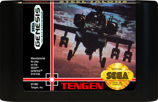 Steel Talons cartridge for Sega Genesis (GEN) video game