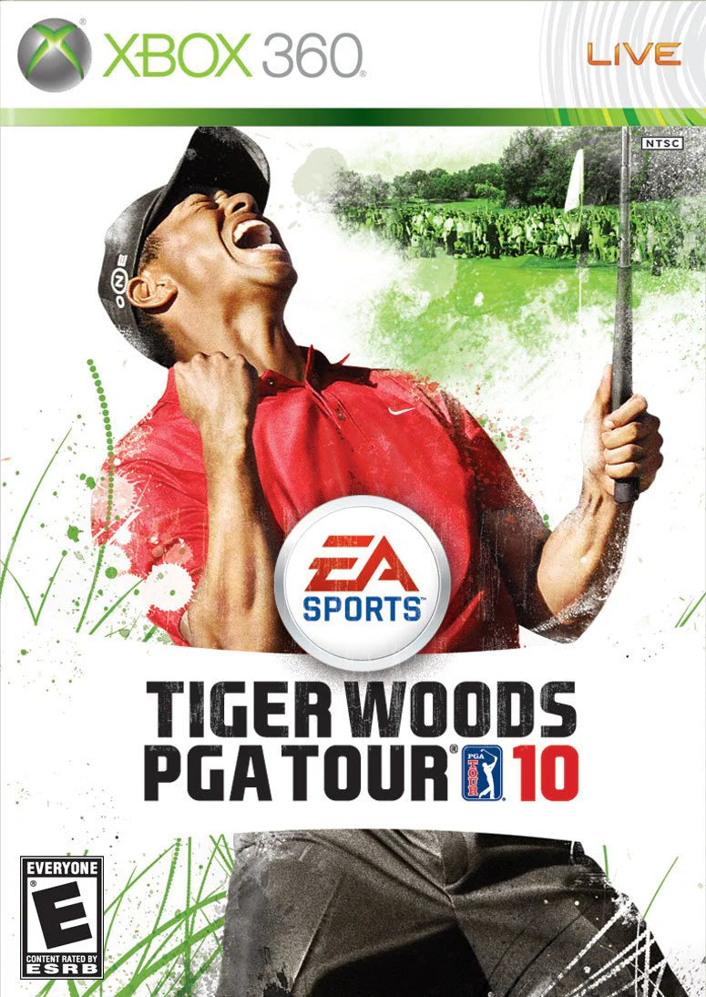 Tiger Woods PGA Tour 10 cover art for Xbox 360 (X360) video game