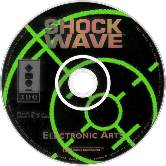 Shock Wave disc for Panasonic 3DO (3DO) sci-fi flight combat video game