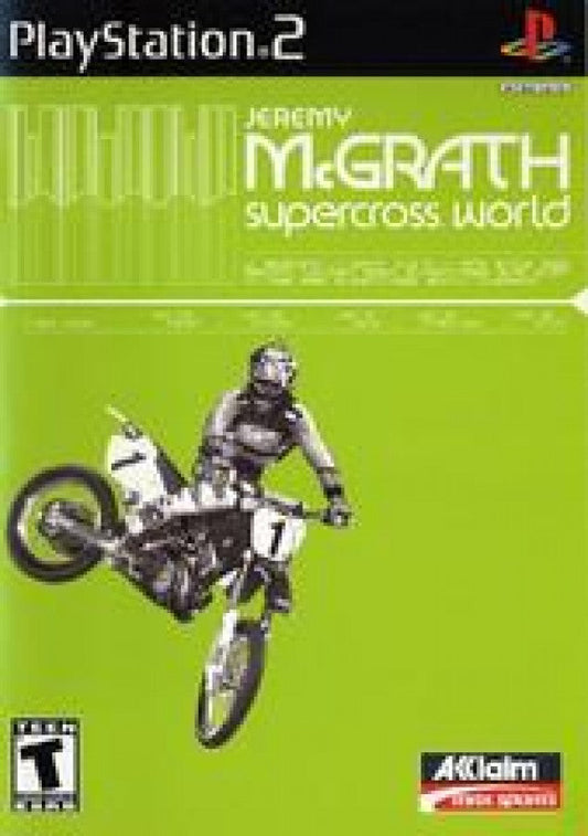 Jeremy McGrath Supercross World cover art for PlayStation 2 (PS2) video game