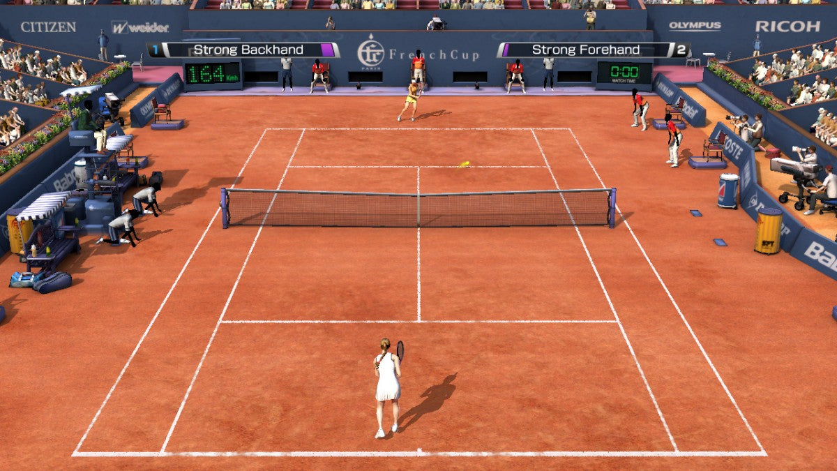 Virtua Tennis 4 PS3 Sony PlayStation 3 tennis sports game arcade style tennis simulation SEGA ATP WTA licensed players career mode exhibition matches multiplayer competitive tennis gameplay motion control support PlayStation 3 software video game title gameplay